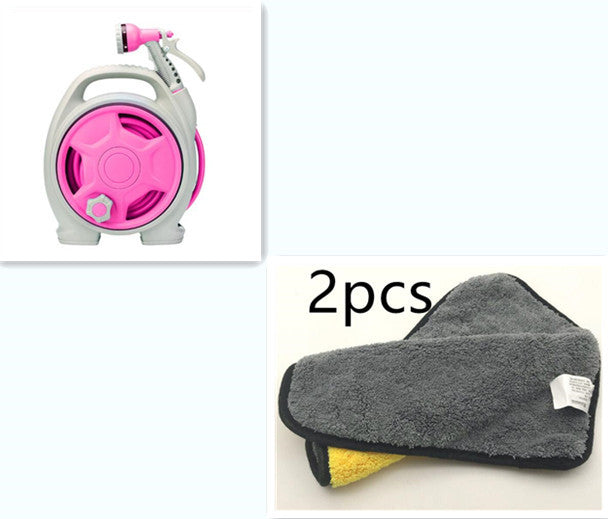 Car Wash Water Pipe with Storage Pipe Frame – High Pressure Garden Hose Reel for Car Cleaning & Outdoor Use