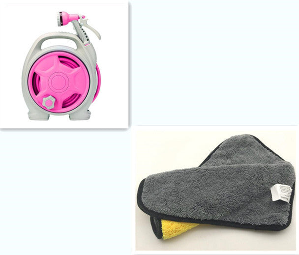 Car Wash Water Pipe with Storage Pipe Frame – High Pressure Garden Hose Reel for Car Cleaning & Outdoor Use