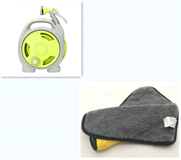 Car Wash Water Pipe with Storage Pipe Frame – High Pressure Garden Hose Reel for Car Cleaning & Outdoor Use