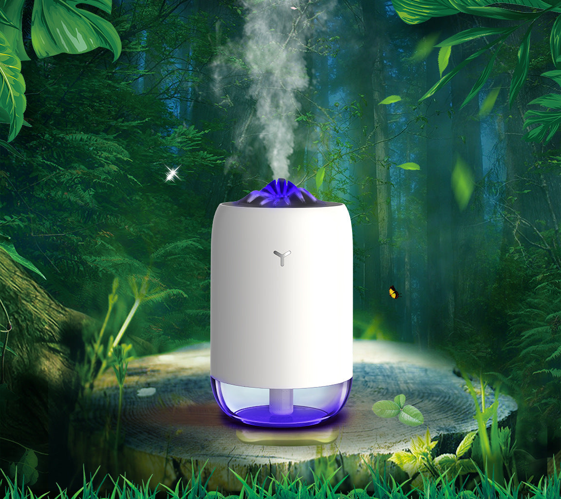 Magic Flame Humidifier – Mini Aroma Diffuser & Air Purifier for Home, Car & Office | LED Flame Effect Ultrasonic Atomizer
