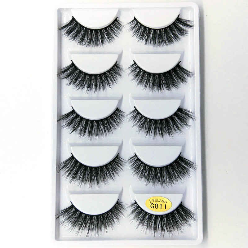 3D Mink Hair False Eyelashes – Natural Look, Wispy & Reusable Lashes for Glam Makeup