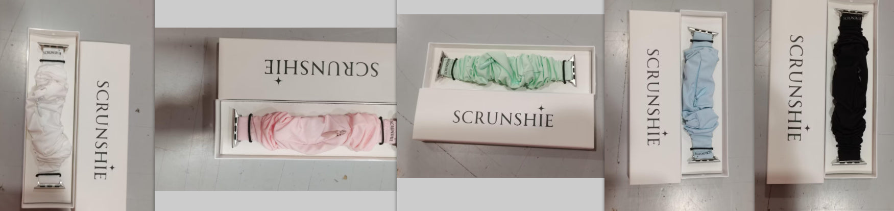 Scrunchie Watch with Hidden Zipper Pocket – Stylish Hair Tie Wristband with Secret Storage