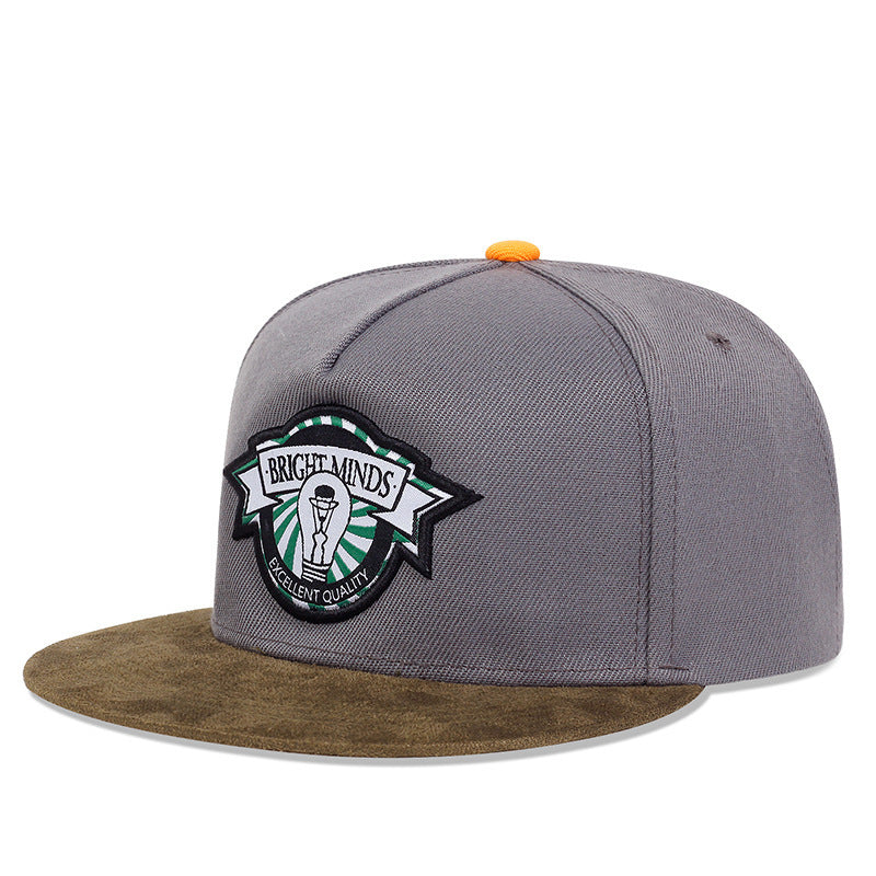 Unisex Hip Hop Flat Brim Cap – Fashion Bulb Series Outdoor Sun Shade Snapback Hat