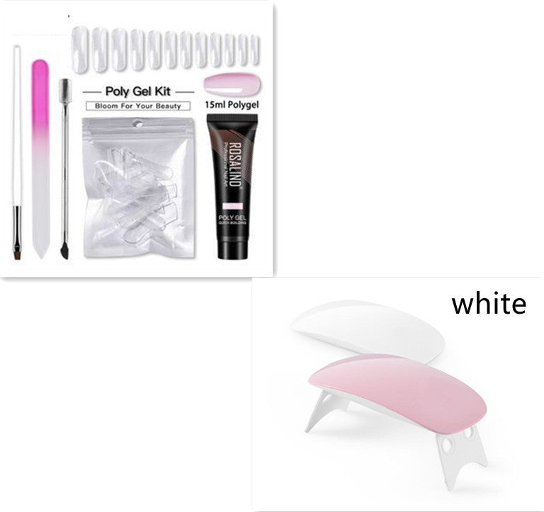 Crystal Light Therapy Gel Nail Quick Extension – Fast-Curing Nail Builder Gel for Salon & Home Use