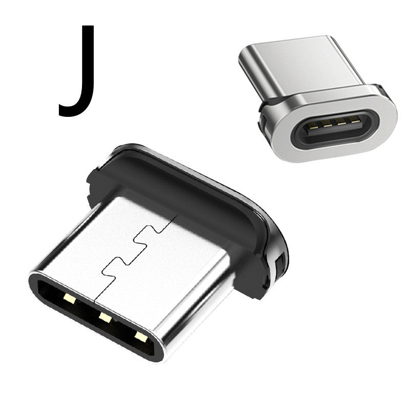 Magnetic Charging Adapter – Universal USB-C, Micro USB & Lightning Converter for Fast Data & Charging