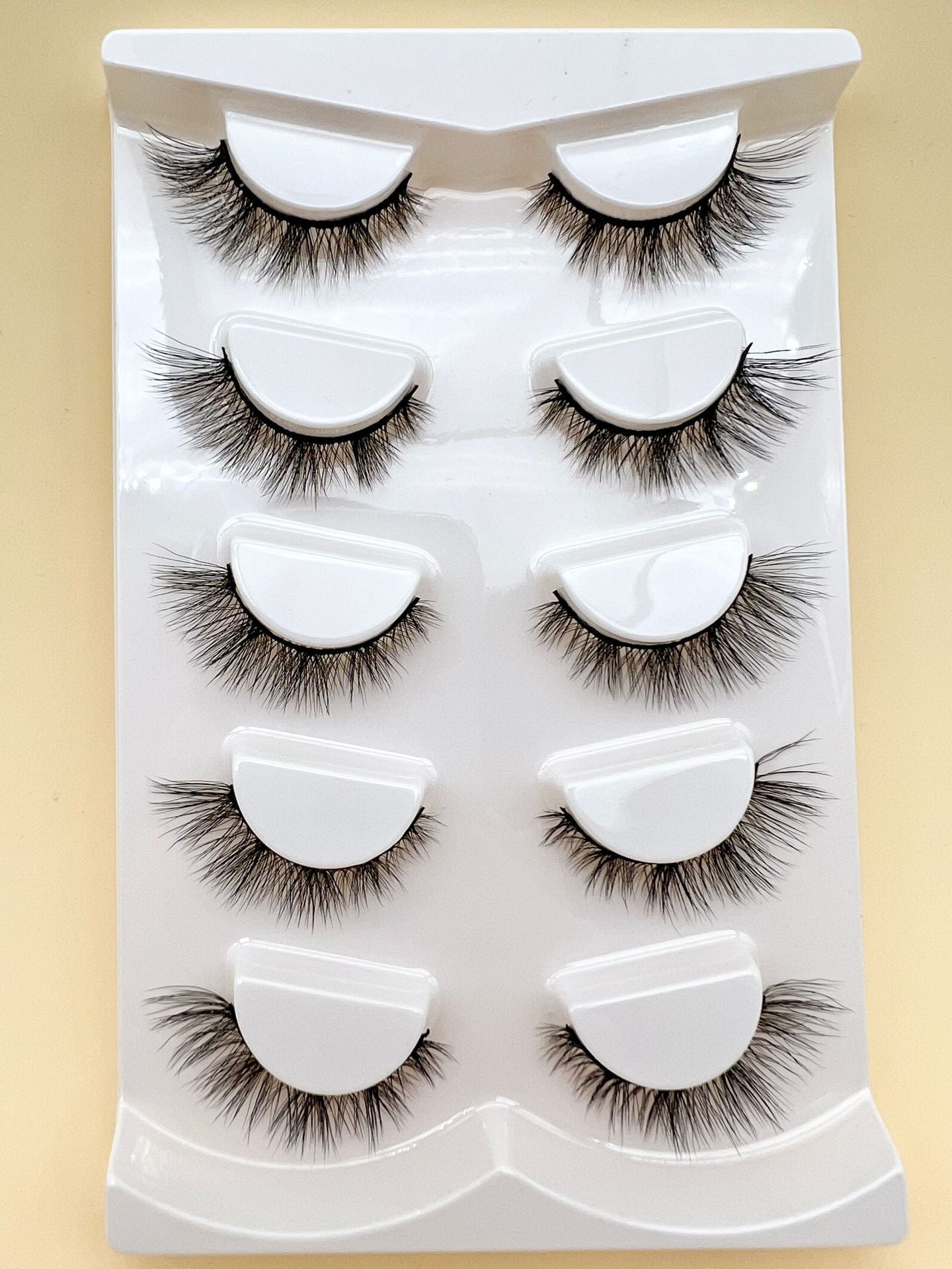 Mink Eyelashes – Eye Tail Lengthening Natural Flat False Lashes for Everyday & Party Makeup
