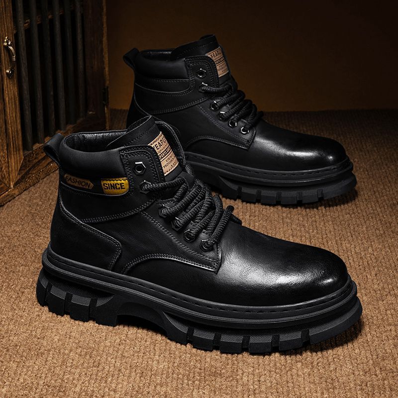 Martin Boots for Men – Trendy High Top British Style Workwear Boots | Durable Leather, Fashionable & Comfortable