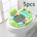 Baby Potty Training Seat – Children’s Toilet Seat with Backrest & Handles, Non-Slip Toddler Toilet Chair for Kids