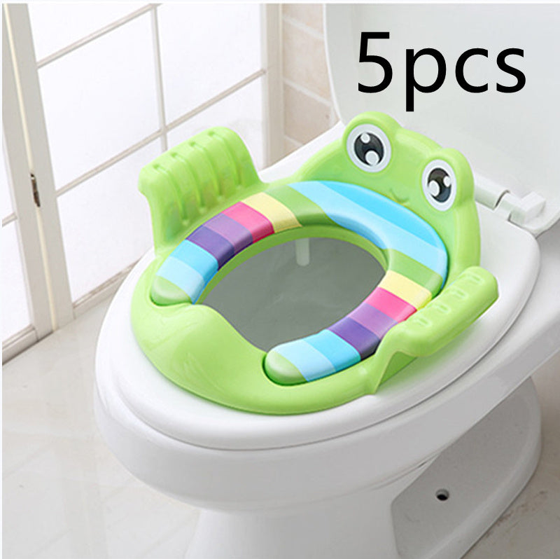 Baby Potty Training Seat – Children’s Toilet Seat with Backrest & Handles, Non-Slip Toddler Toilet Chair for Kids