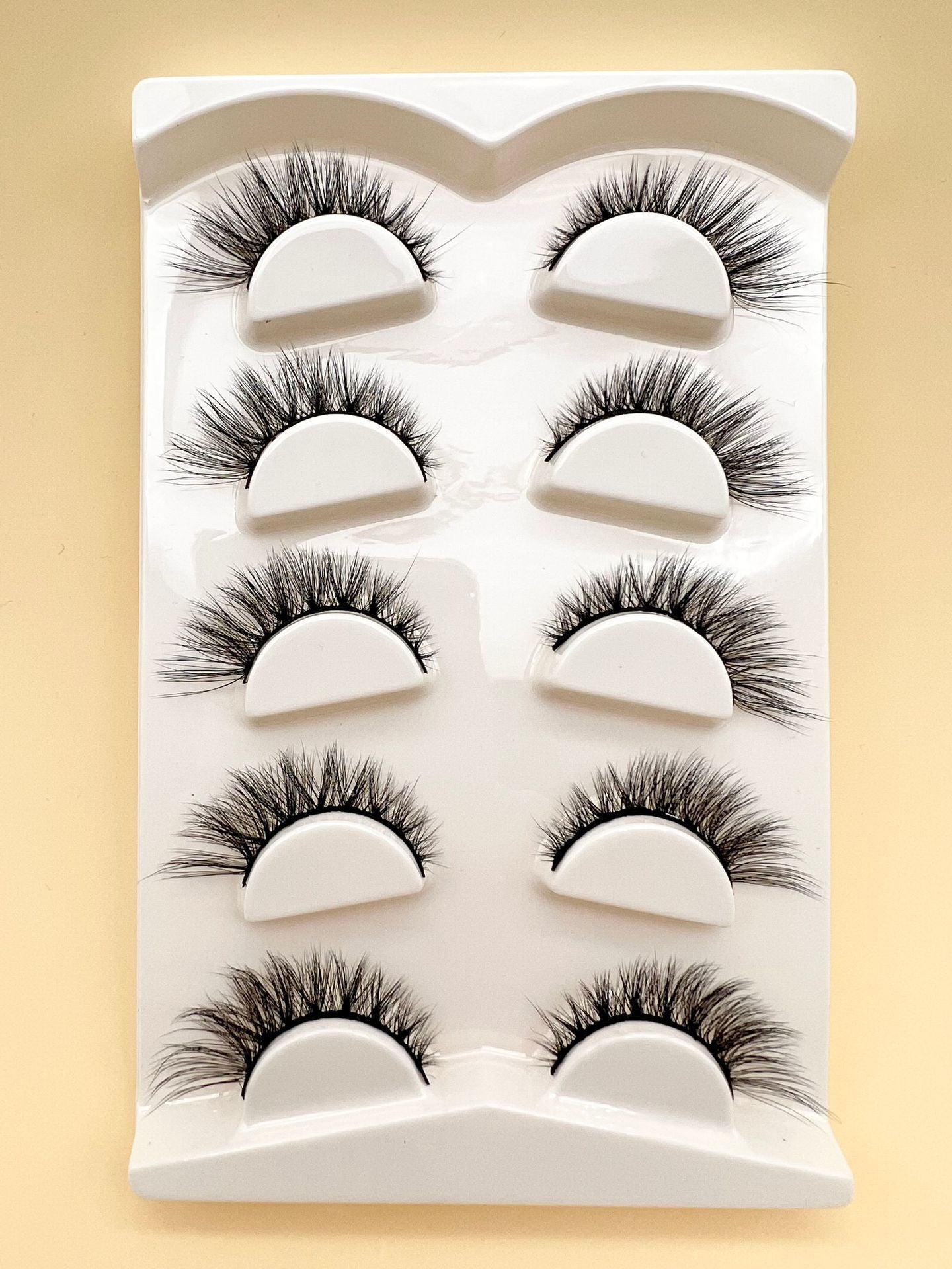 Mink Eyelashes – Eye Tail Lengthening Natural Flat False Lashes for Everyday & Party Makeup
