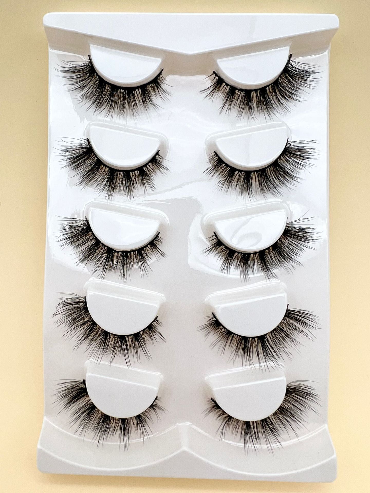 Mink Eyelashes – Eye Tail Lengthening Natural Flat False Lashes for Everyday & Party Makeup