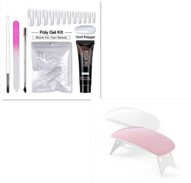 Crystal Light Therapy Gel Nail Quick Extension – Fast-Curing Nail Builder Gel for Salon & Home Use