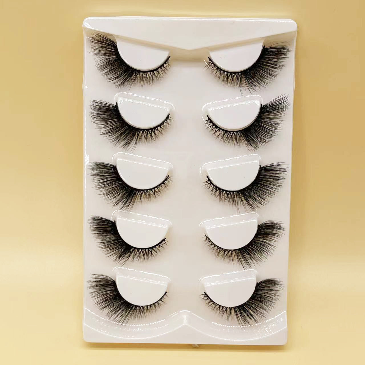 Mink Eyelashes – Eye Tail Lengthening Natural Flat False Lashes for Everyday & Party Makeup