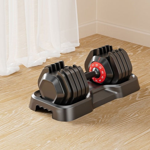 Adjustable Dumbbell Set 55 LB – 10-in-1 Fast Gear Dumbbells for Men & Women, Home Gym Fitness, Full-Body Workout