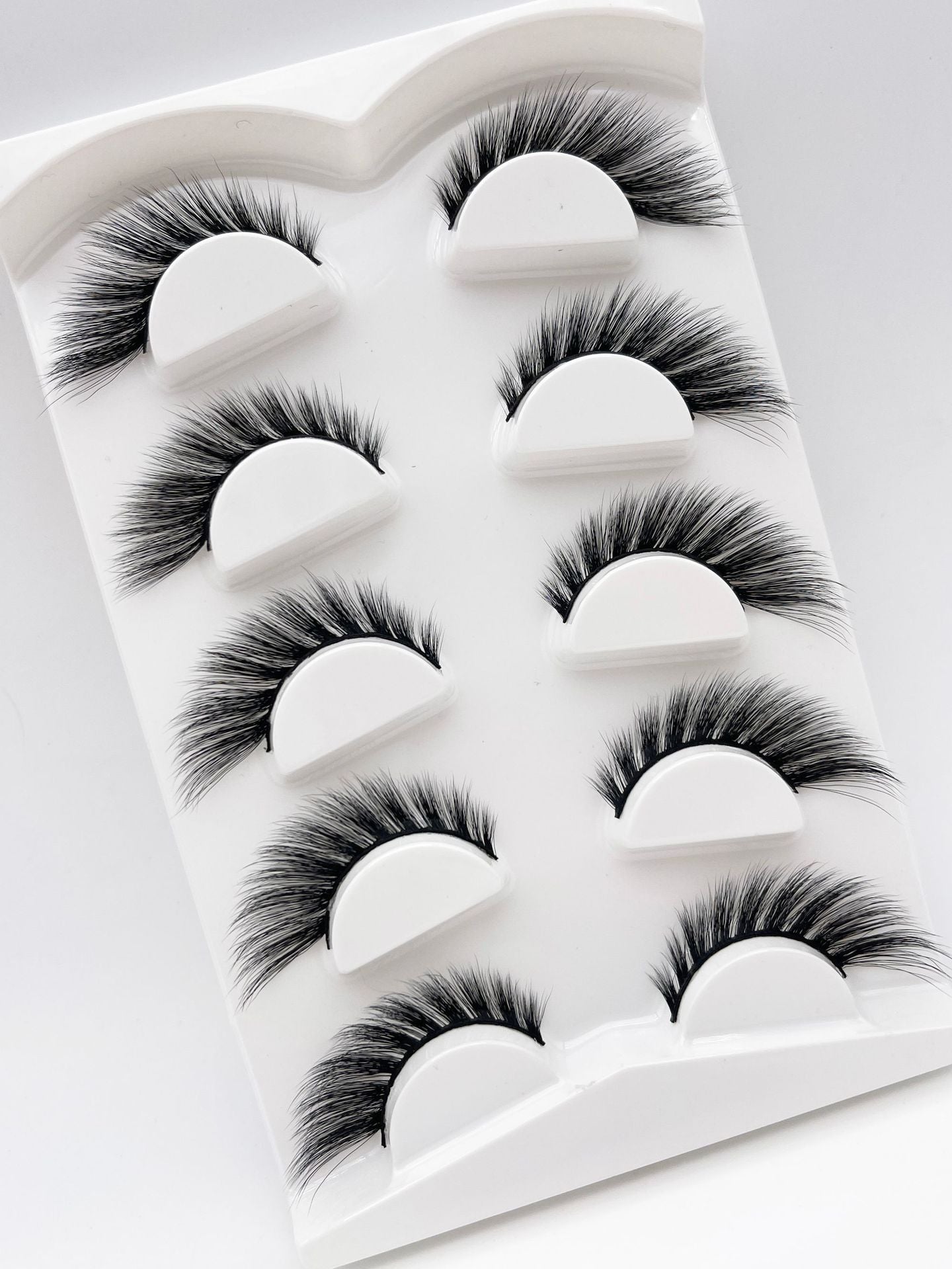 Mink Eyelashes – Eye Tail Lengthening Natural Flat False Lashes for Everyday & Party Makeup