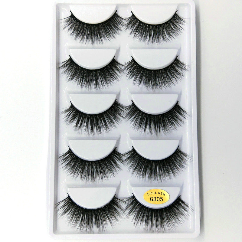 3D Mink Hair False Eyelashes – Natural Look, Wispy & Reusable Lashes for Glam Makeup