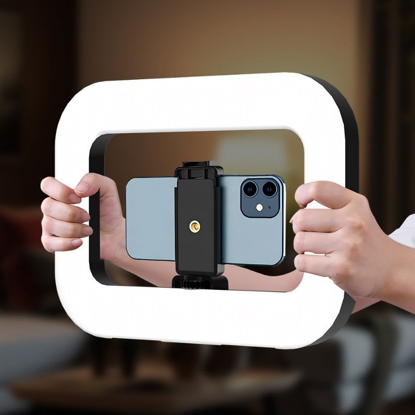 Live Broadcast Phone Fill Light – Portable LED Ring Light for Outdoor Shooting, Vlogging & Streaming