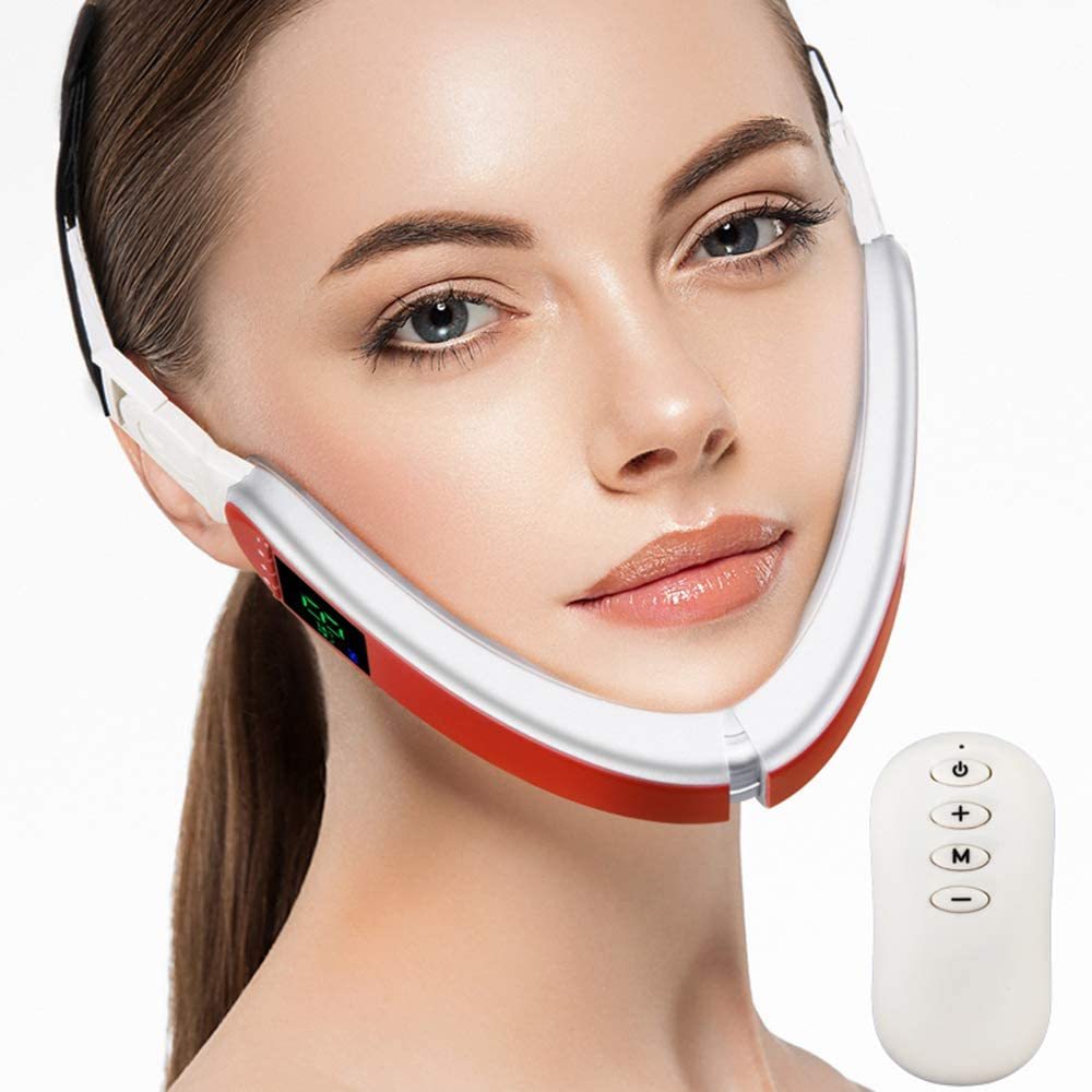 Infrared LED Light Photon Therapy Face Massager – V-Shape Lifting & Slimming Beauty Device for Youthful Skin