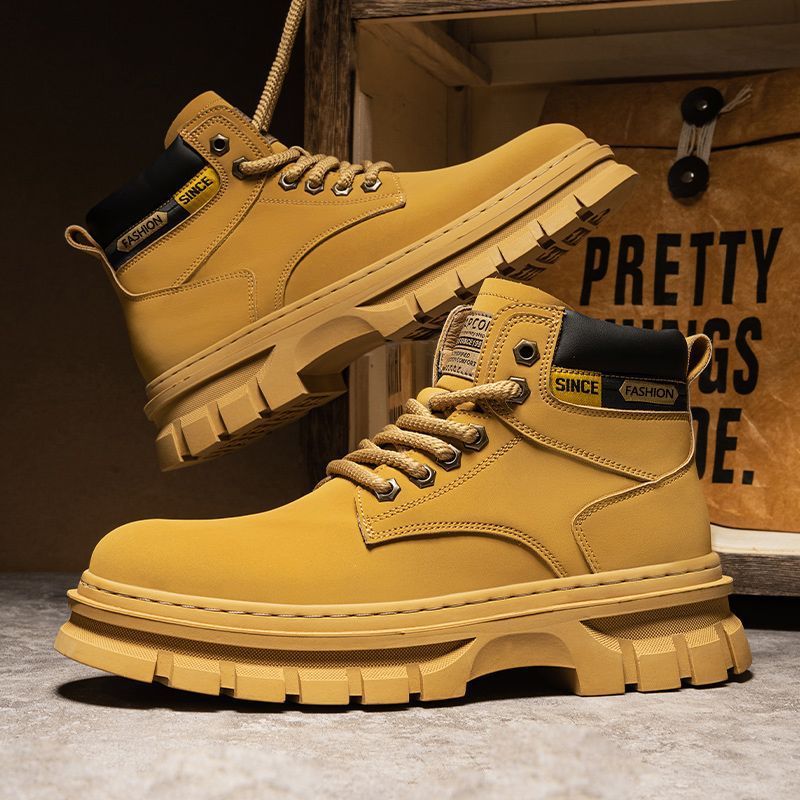 Martin Boots for Men – Trendy High Top British Style Workwear Boots | Durable Leather, Fashionable & Comfortable