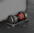 Adjustable Dumbbell Set 55 LB – 10-in-1 Fast Gear Dumbbells for Men & Women, Home Gym Fitness, Full-Body Workout