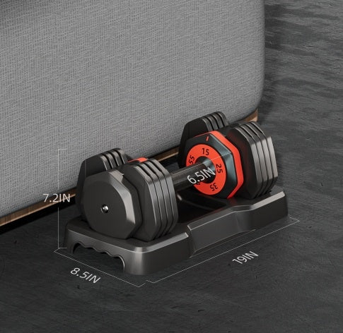 Adjustable Dumbbell Set 55 LB – 10-in-1 Fast Gear Dumbbells for Men & Women, Home Gym Fitness, Full-Body Workout