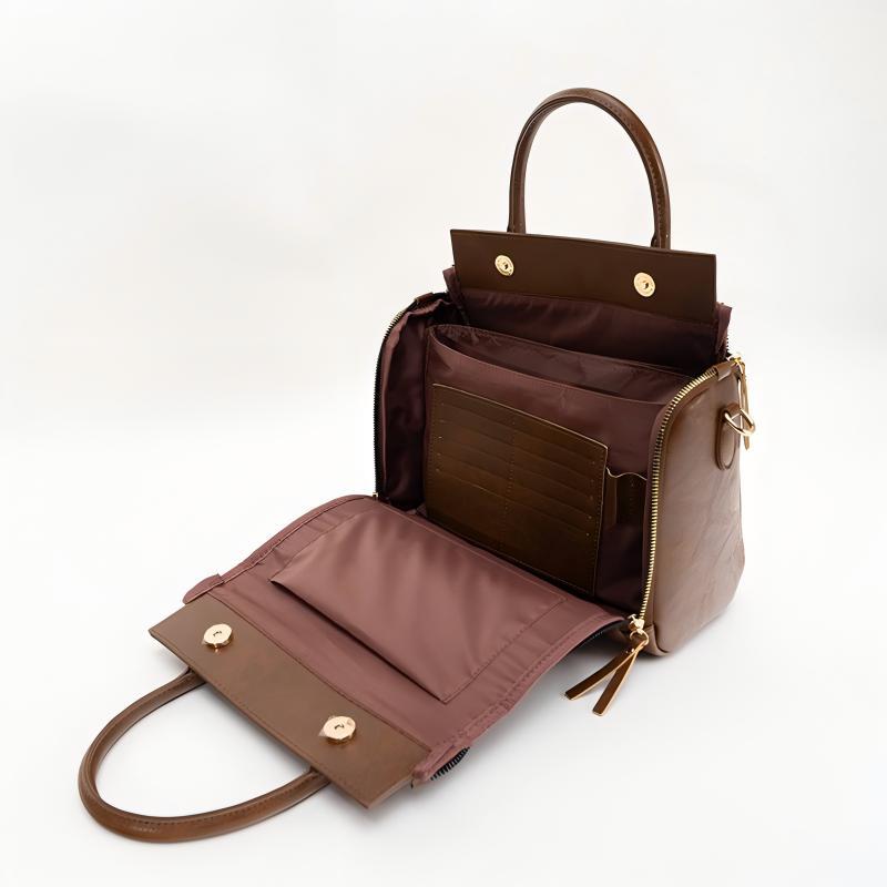Women’s Multifunctional Leather Shoulder Bag – Stylish Handbag, Crossbody Tote, Large Capacity Purse