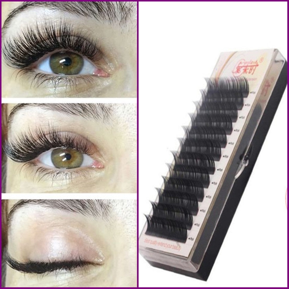 Grafting False Eyelashes – Professional Individual Eyelash Extensions Kit for Salon & Home Use, Long-Lasting Natural Look Lashes