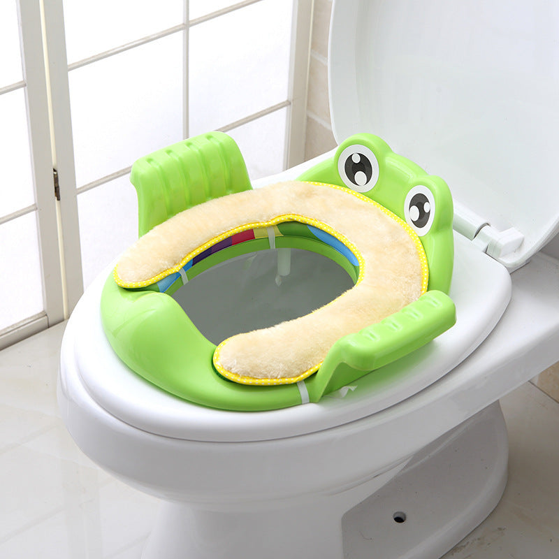 Baby Potty Training Seat – Children’s Toilet Seat with Backrest & Handles, Non-Slip Toddler Toilet Chair for Kids