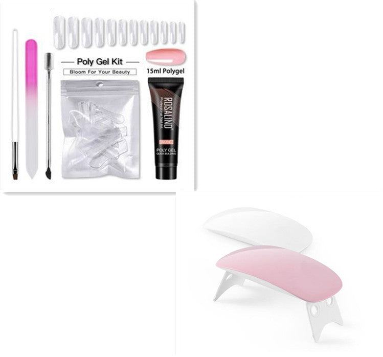 Crystal Light Therapy Gel Nail Quick Extension – Fast-Curing Nail Builder Gel for Salon & Home Use