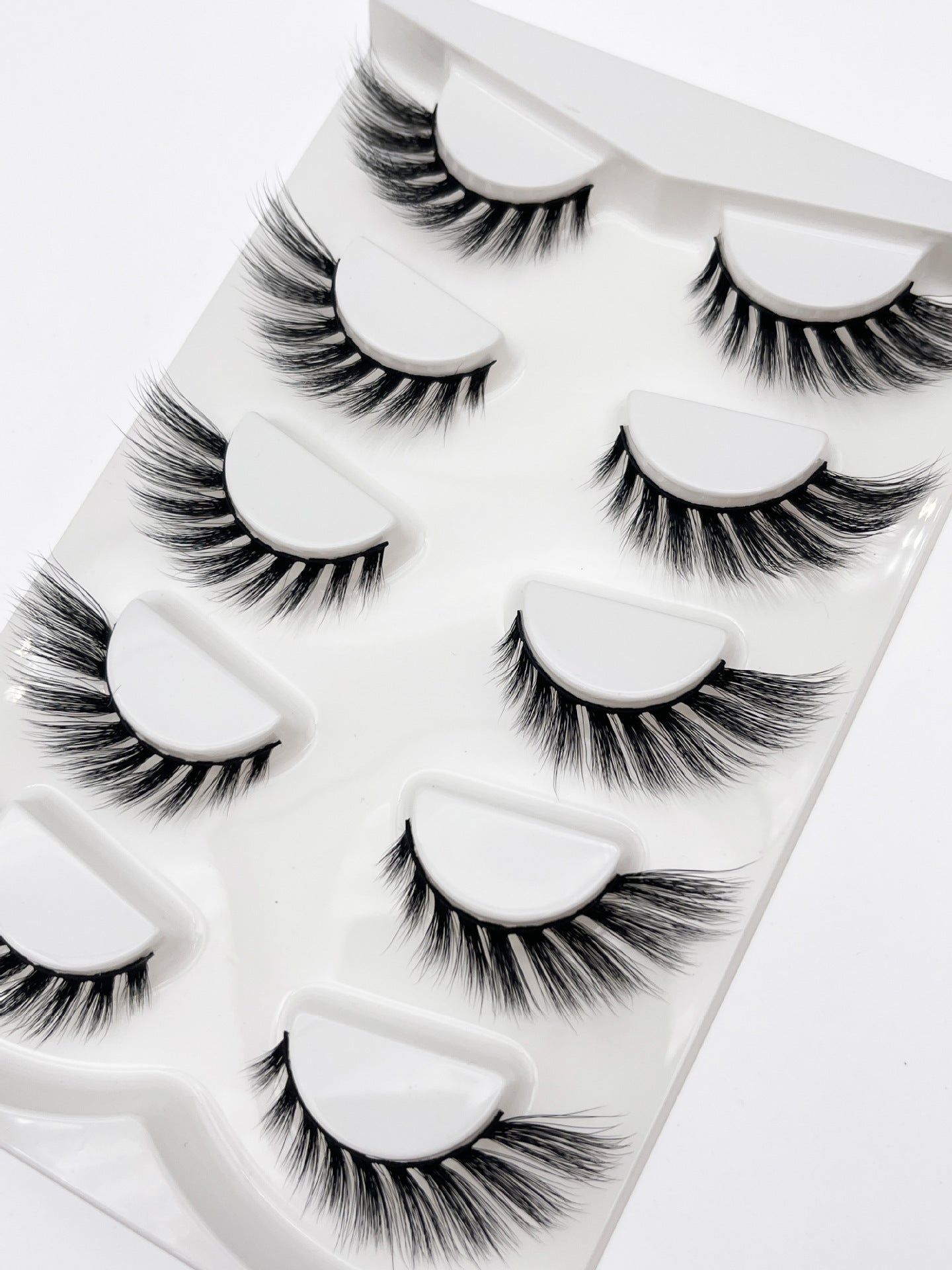 Mink Eyelashes – Eye Tail Lengthening Natural Flat False Lashes for Everyday & Party Makeup