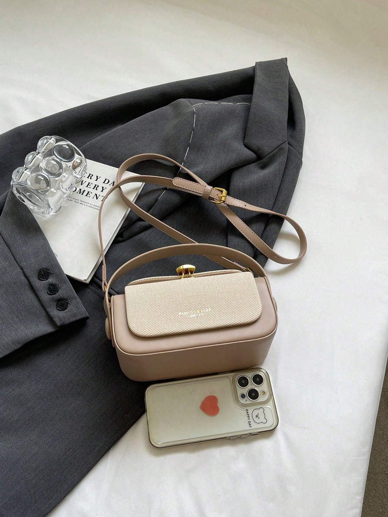 Women’s Fashion Trapezoid Handbag – Elegant Large Capacity Top Handle Bag for Everyday & Office Use