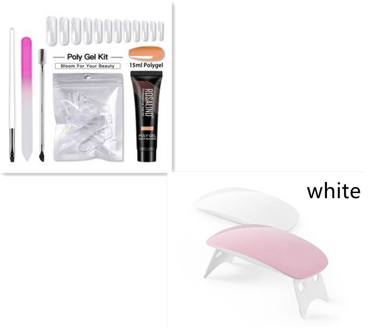 Crystal Light Therapy Gel Nail Quick Extension – Fast-Curing Nail Builder Gel for Salon & Home Use