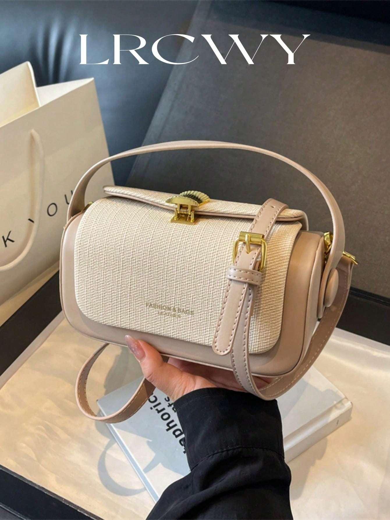 Women’s Fashion Trapezoid Handbag – Elegant Large Capacity Top Handle Bag for Everyday & Office Use