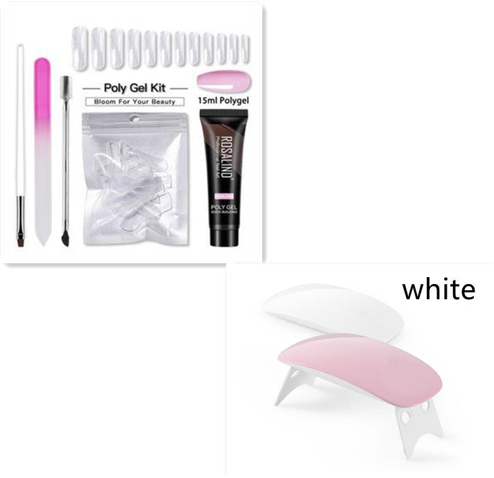 Crystal Light Therapy Gel Nail Quick Extension – Fast-Curing Nail Builder Gel for Salon & Home Use