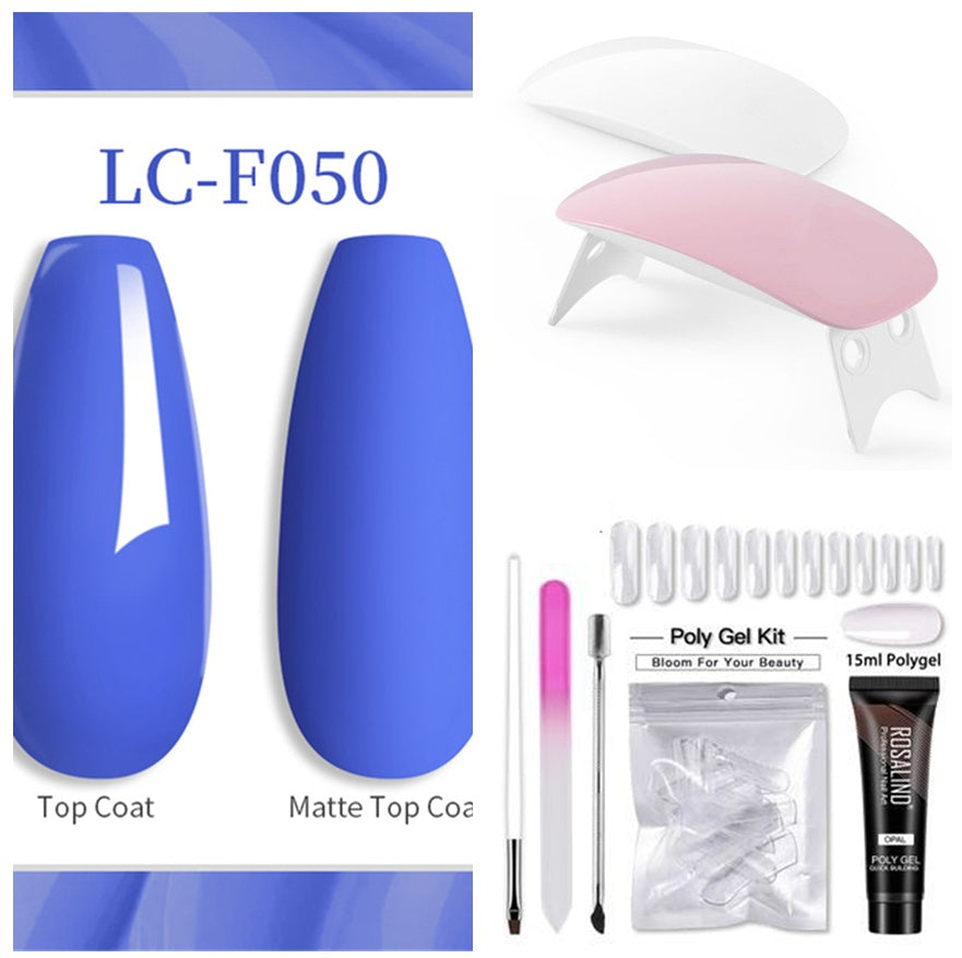 Crystal Light Therapy Gel Nail Quick Extension – Fast-Curing Nail Builder Gel for Salon & Home Use