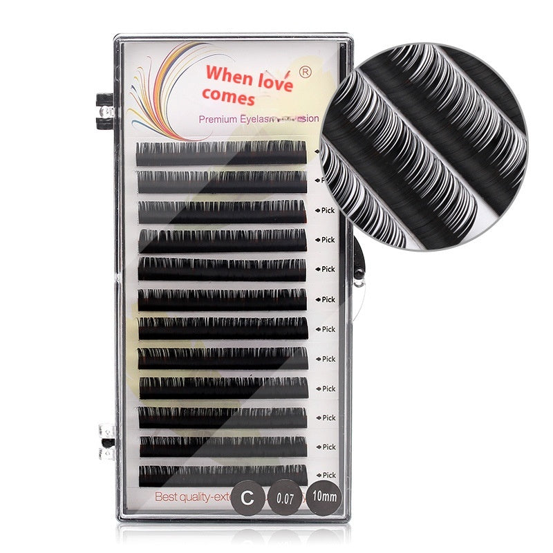 Grafting False Eyelashes – Professional Individual Eyelash Extensions Kit for Salon & Home Use, Long-Lasting Natural Look Lashes