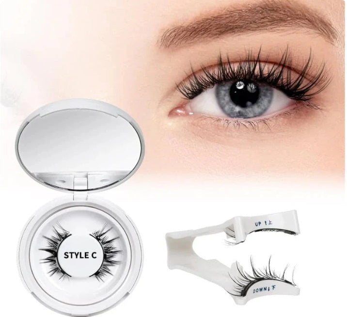 Magnetic False Eyelashes – Thick & Slender Reusable Lashes with Magnetic Eyeliner for Natural & Dramatic Look