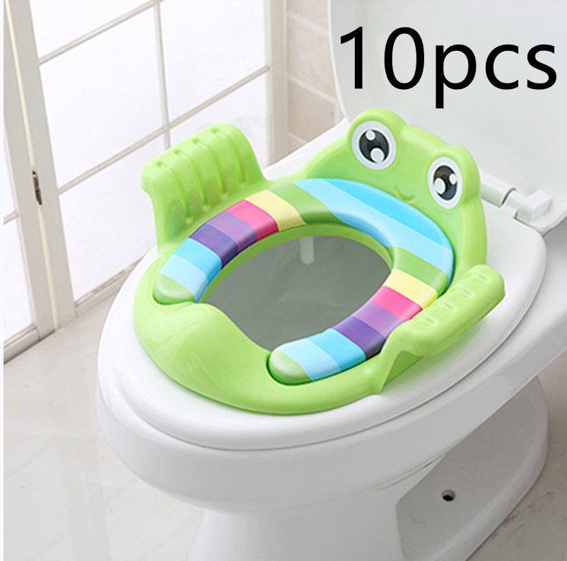 Baby Potty Training Seat – Children’s Toilet Seat with Backrest & Handles, Non-Slip Toddler Toilet Chair for Kids