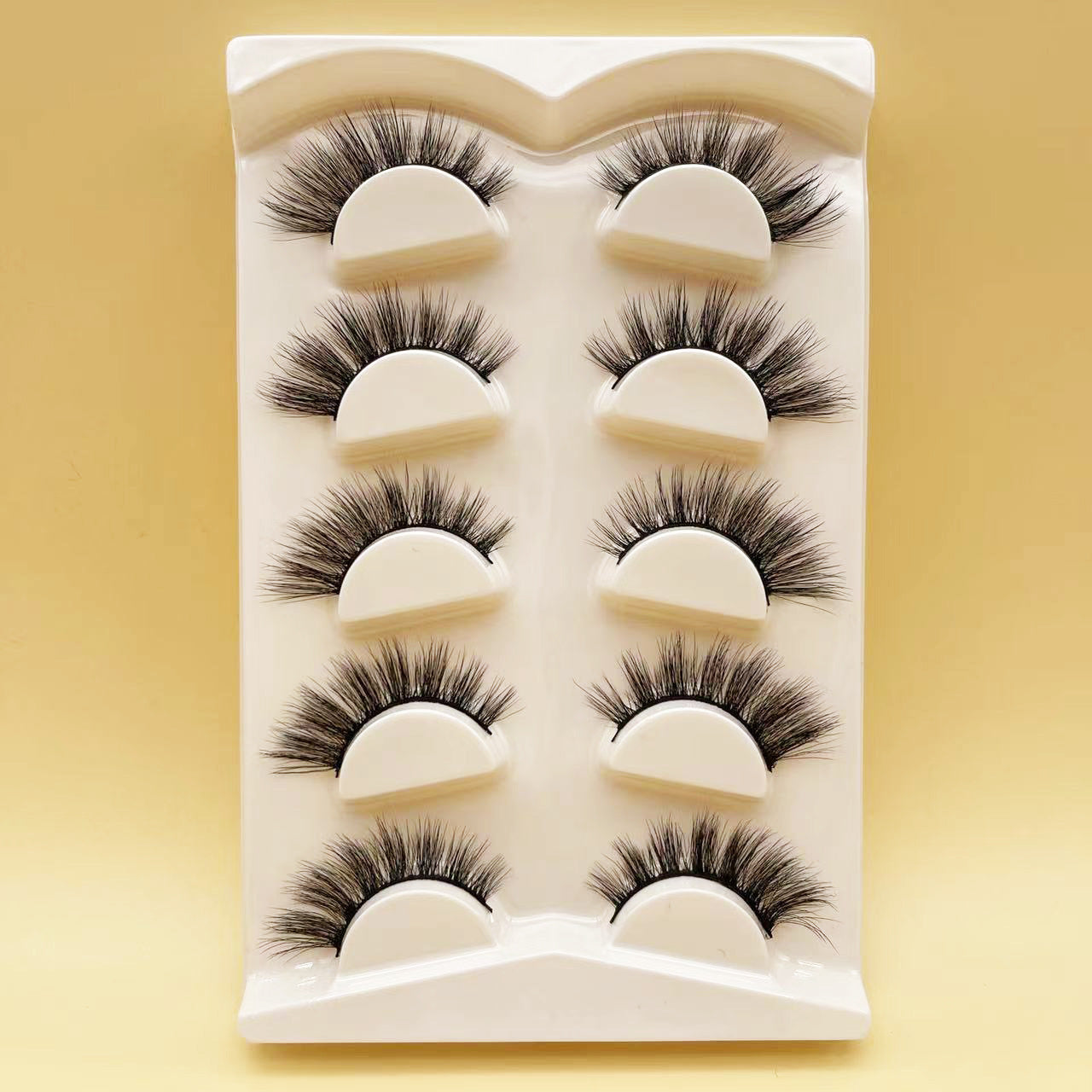 Mink Eyelashes – Eye Tail Lengthening Natural Flat False Lashes for Everyday & Party Makeup