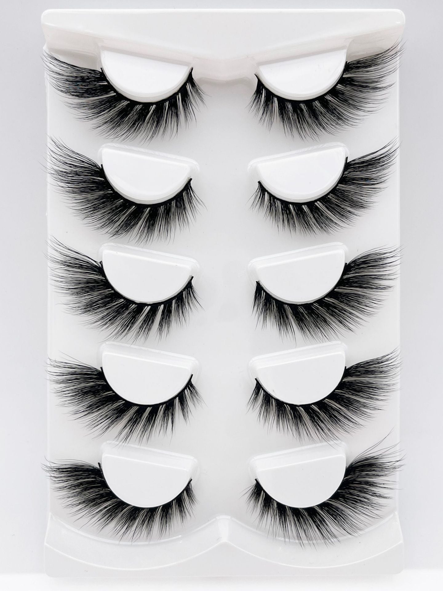 Mink Eyelashes – Eye Tail Lengthening Natural Flat False Lashes for Everyday & Party Makeup